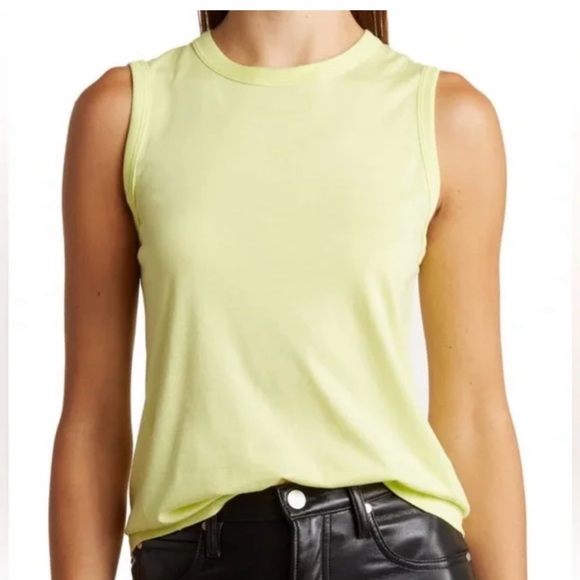 Banana Republic Tops - BANANA REPUBLIC Sleeveless Muscle Tank Top – XS – Pale Yellow